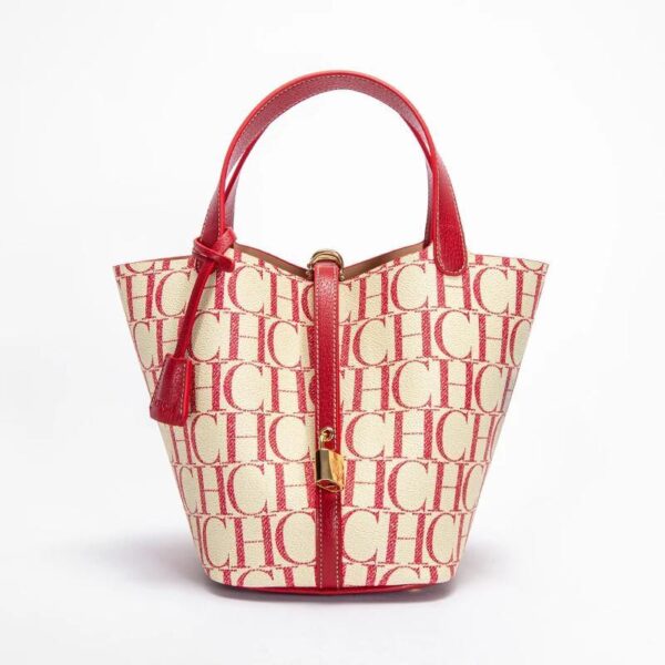 Luxury Brand 2024 Fashion Women's Handbag PVC Jacquard Texture Women's Shoulder Bag Large Capacity Commuter Travel Crossbody Bag - Image 2