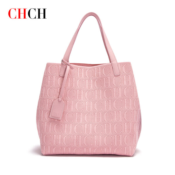 CH Handbag Large Capacity Elegant Design Letter Brand Women's Bags Fashion Casual Hundred Women's Bags - Image 3