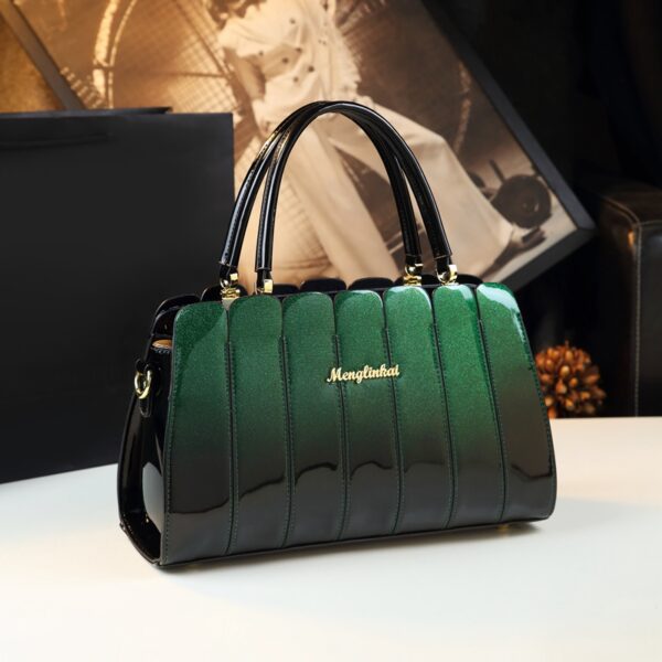 lossy Patent Leather Handbags For Women - Image 4