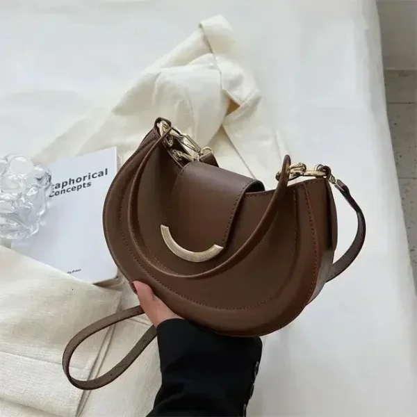Armpit Shoulder Side Bags for Women 2025 Designer Trend Leather Small Underarm Crossbody Handbags and Purses Bags for Women - Image 4