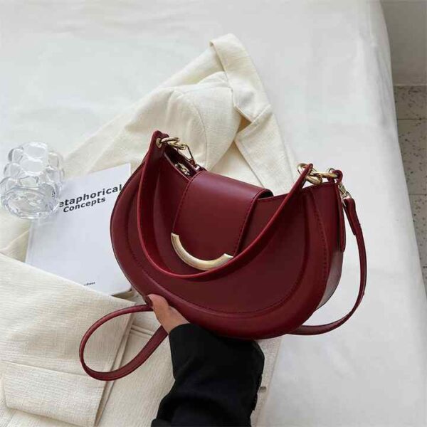Armpit Shoulder Side Bags for Women 2025 Designer Trend Leather Small Underarm Crossbody Handbags and Purses Bags for Women - Image 3