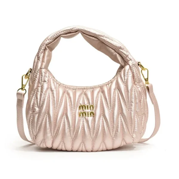 Pleated Cloud Lady Handbags High Quality PU Shopping Shoulder Bags for Women Removable Shoulder Strap Crossbody Bag Small Bags - Image 2