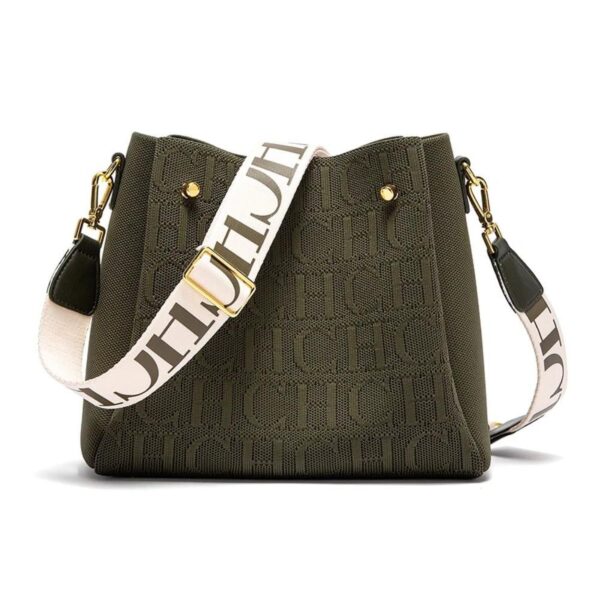 Classic Retro New Solid Color Letter Design Women's Shoulder Bag - Image 3