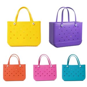 Boggs Bag Extra Large Tote Shoulder Handbag EVA Rubber Waterproof Basket Fashion Women Tote Boggs Bag for Travel